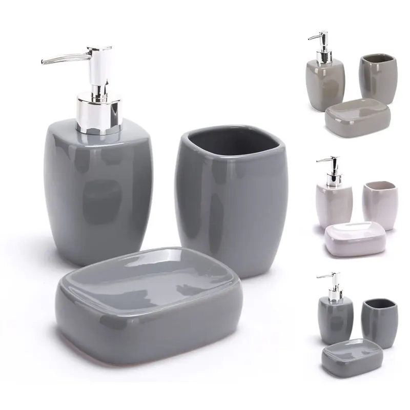 MSV Quadro Bathroom Accessory Set
